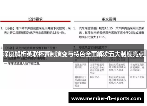 深度解析英联杯赛制演变与特色全面解读五大制度亮点