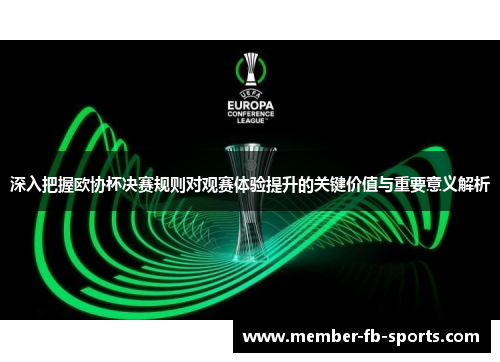 深入把握欧协杯决赛规则对观赛体验提升的关键价值与重要意义解析